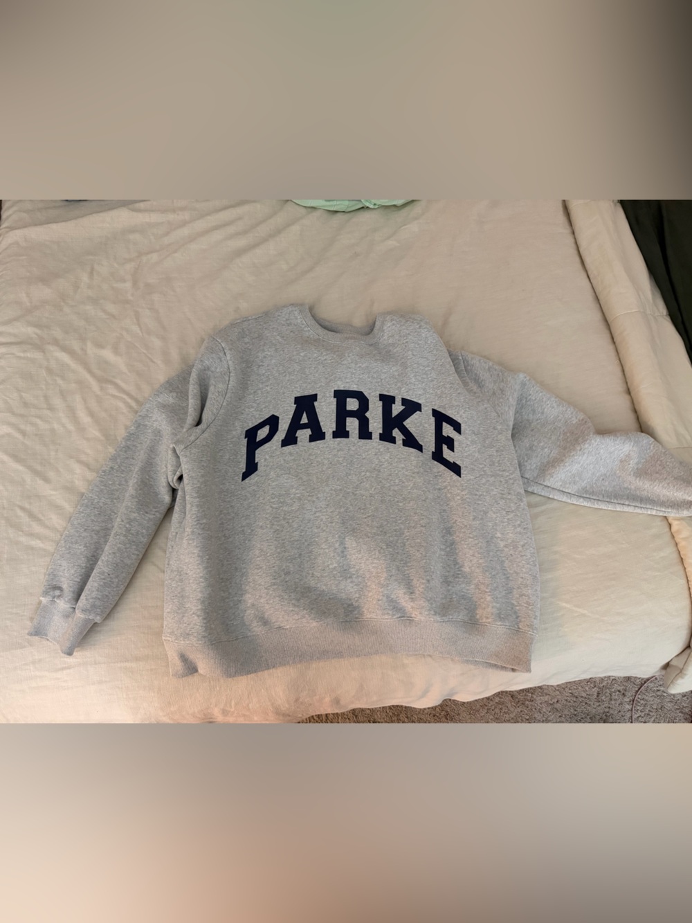 Parke OG Crewneck Sweatshirt | Heather Gray/Navy